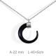 GARGANTILLA PLATA CIRCULO ZEN