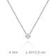 GARGANTILLA PLATA ZTA 4MM