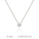 GARGANTILLA PLATA ZTA 5MM