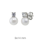 PENDIENTES PLATA TU Y YO ZTAS PRESION
