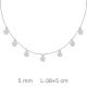 GARGANTILLA PLATA FLOR ZTAS