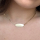 CHOKER PLATA B.ORO CADENA 40+5CM