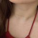 CHOKER PLATA B.ORO L- 33+6CM