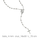 ROSARIO PLATA BOLA 4MM