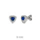 PENDIENTES PLATA AZUL PRESION