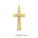 CRUZ PLATA B.ORO COMUNION CRISTO