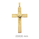 CRUZ PLATA B.ORO COMUNION CRISTO