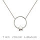 GARGANTILLA PLATA CIRCULO ESTRELLA