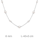 GARGANTILLA PLATA PERLAS SHELL