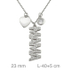 GARGANTILLA PLATA MAMA CORAZON ZTAS