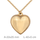 GARGANTILLA PLATA B.ORO CORAZON