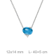 GARGANTILLA PLATA AZUL
